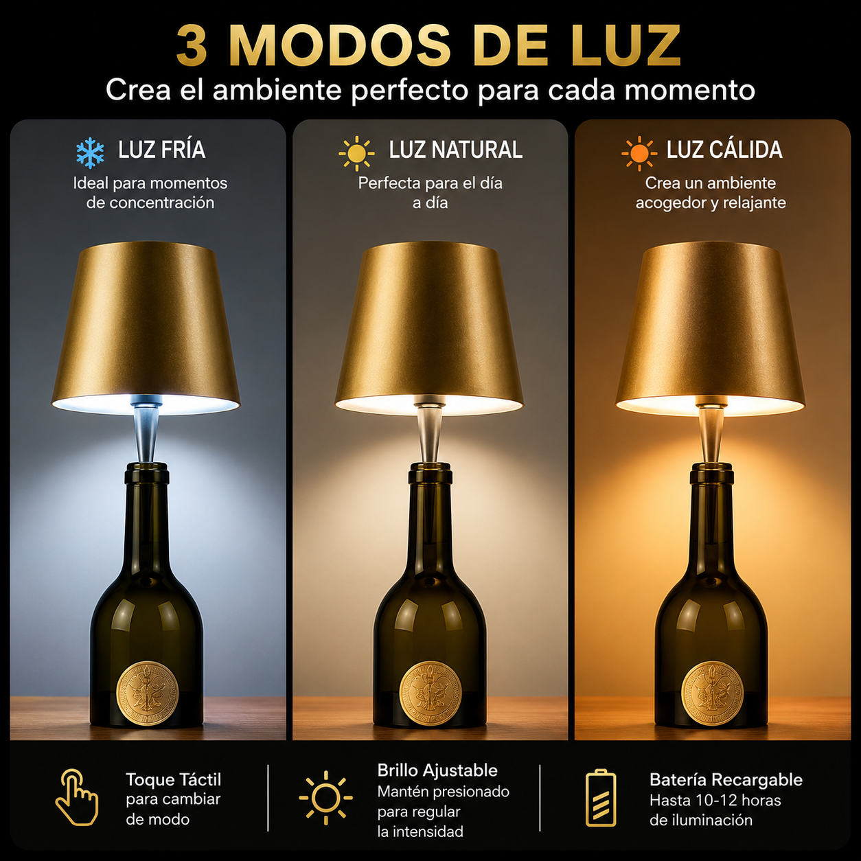 Luminora™ Wireless Bottle Lamp