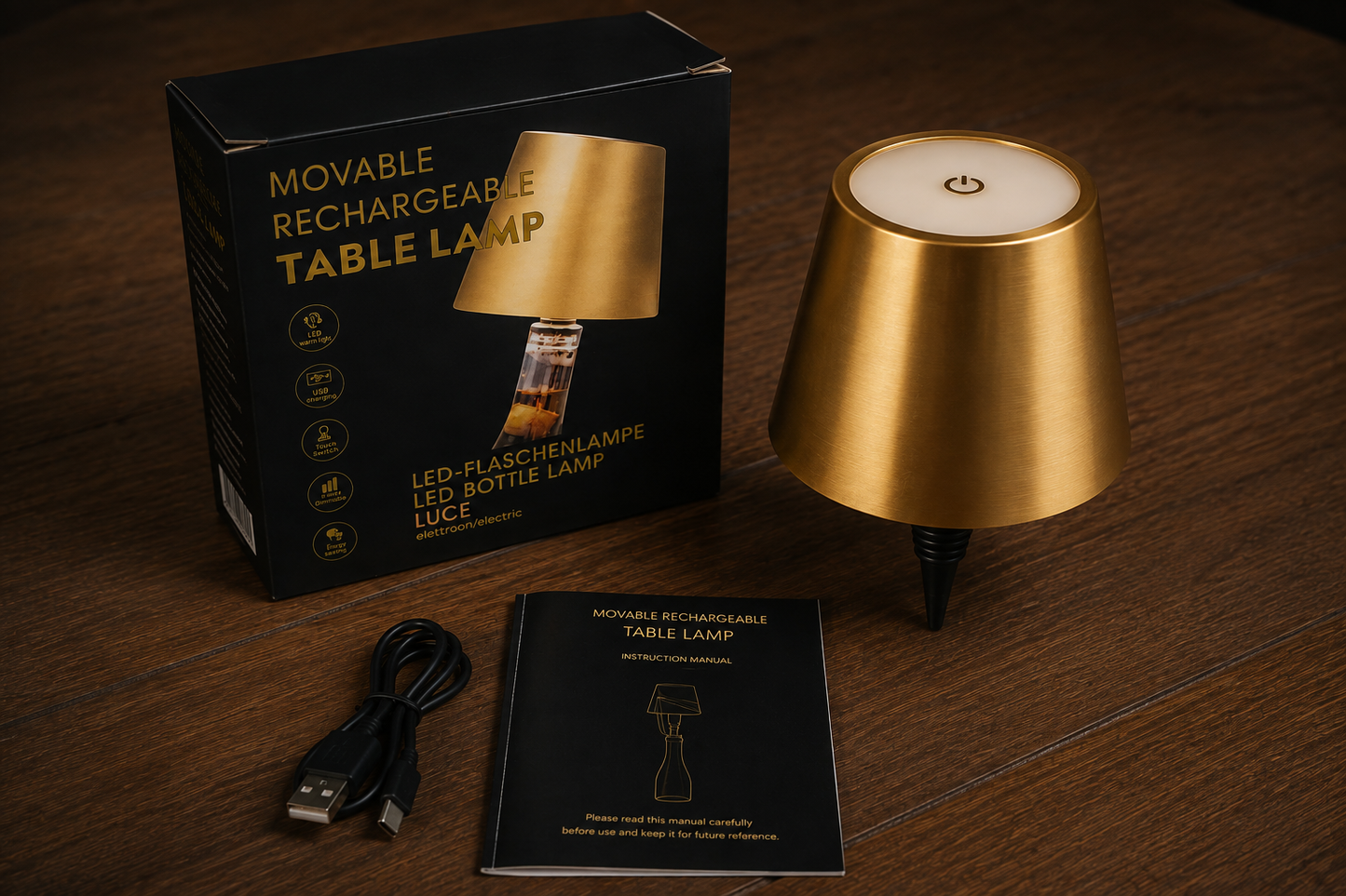 Luminora™ Wireless Bottle Lamp